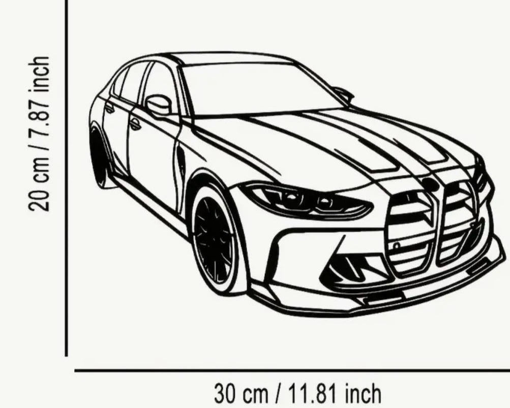 Bmw metal frame