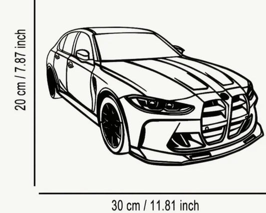 Bmw metal frame