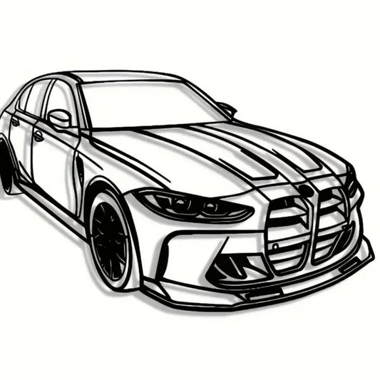 Bmw metal frame